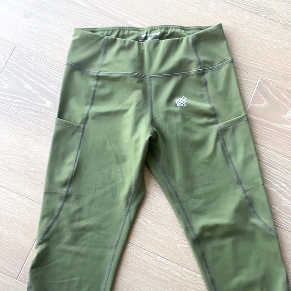 JEDNORTH LOTUS LEGGINGS - GREEN, SIZE S - Picture 5 of 6